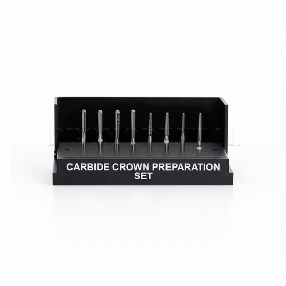 43-133-cabride-crown-Carbide crown preparation set